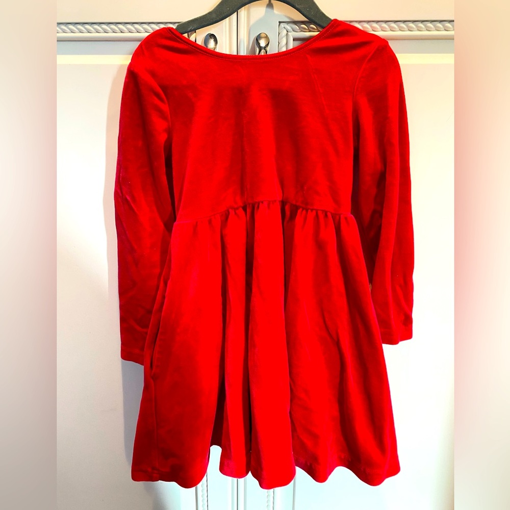 Hanna Andersson Red Dress, Size 4T